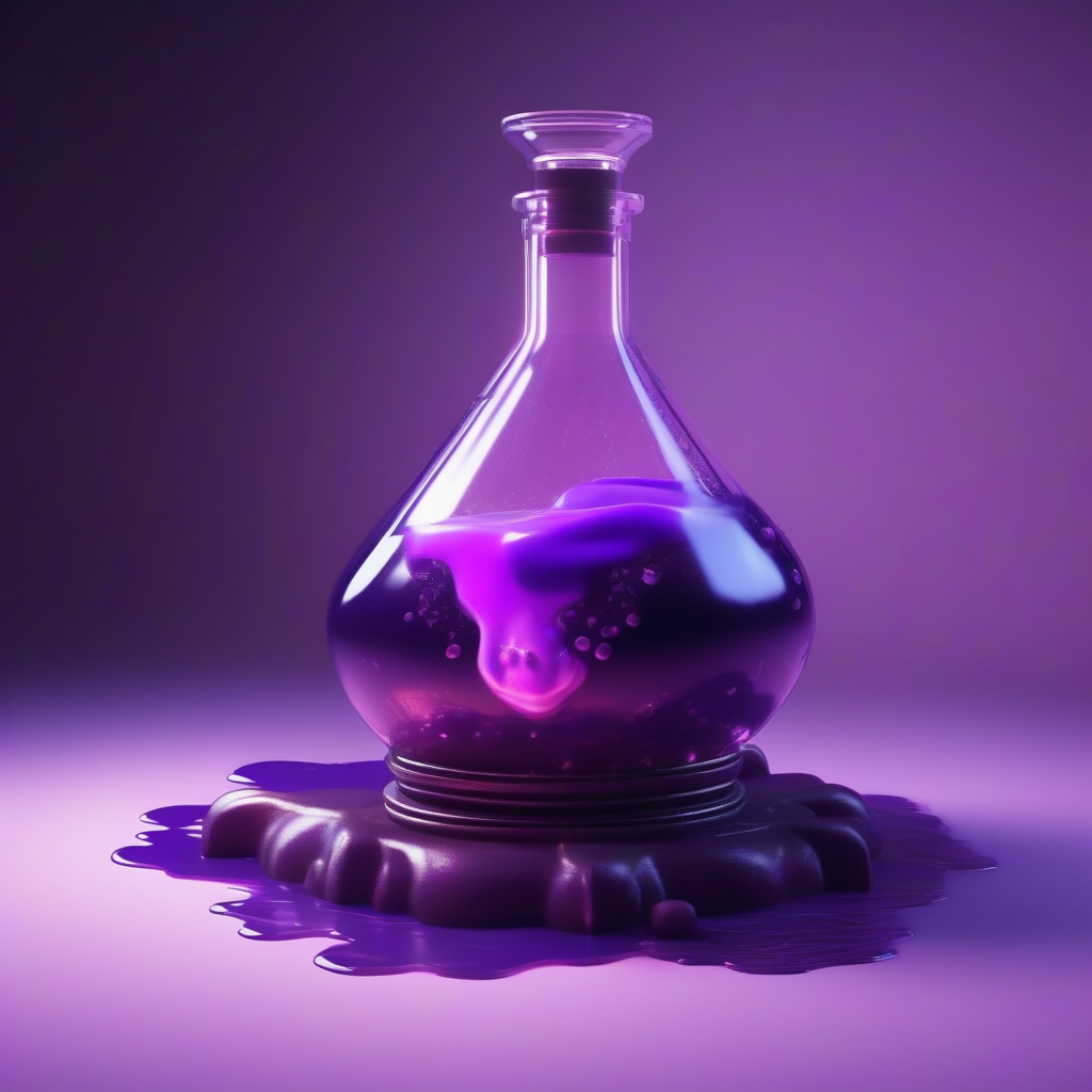 Purple potion render, node A